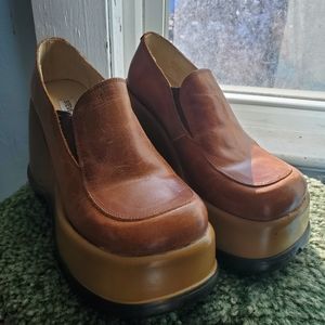 Steve Madden vintage chunky platform loafers